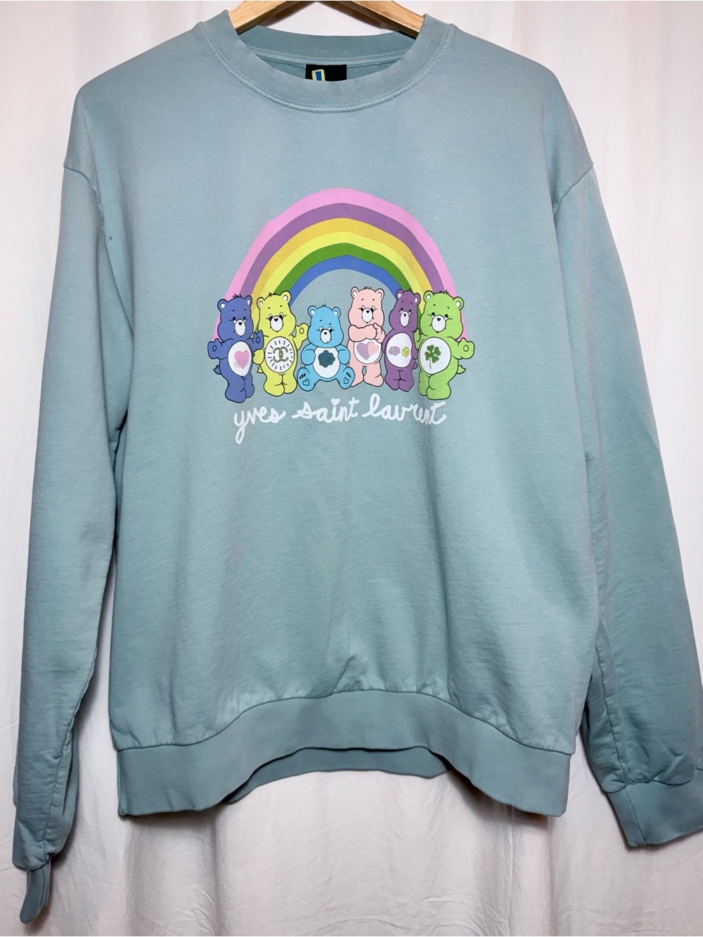MEGA YACHT Rainbow Bear Sweatshirt - Picture 2 of 4